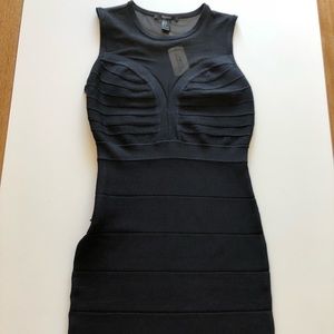 🆕 F21 Mesh Top Black Dress